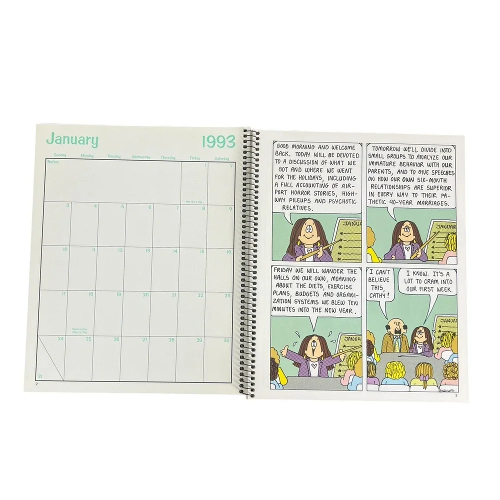 90's CATHY ORGANIZATION 1993 Planner‎ *UNUSED* Book Calendar Guisewite